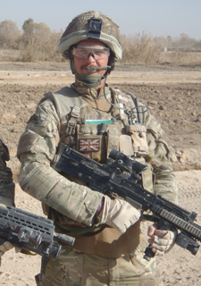 Student Etienne Le Roux completed two tours of duty in Afghanistan.
